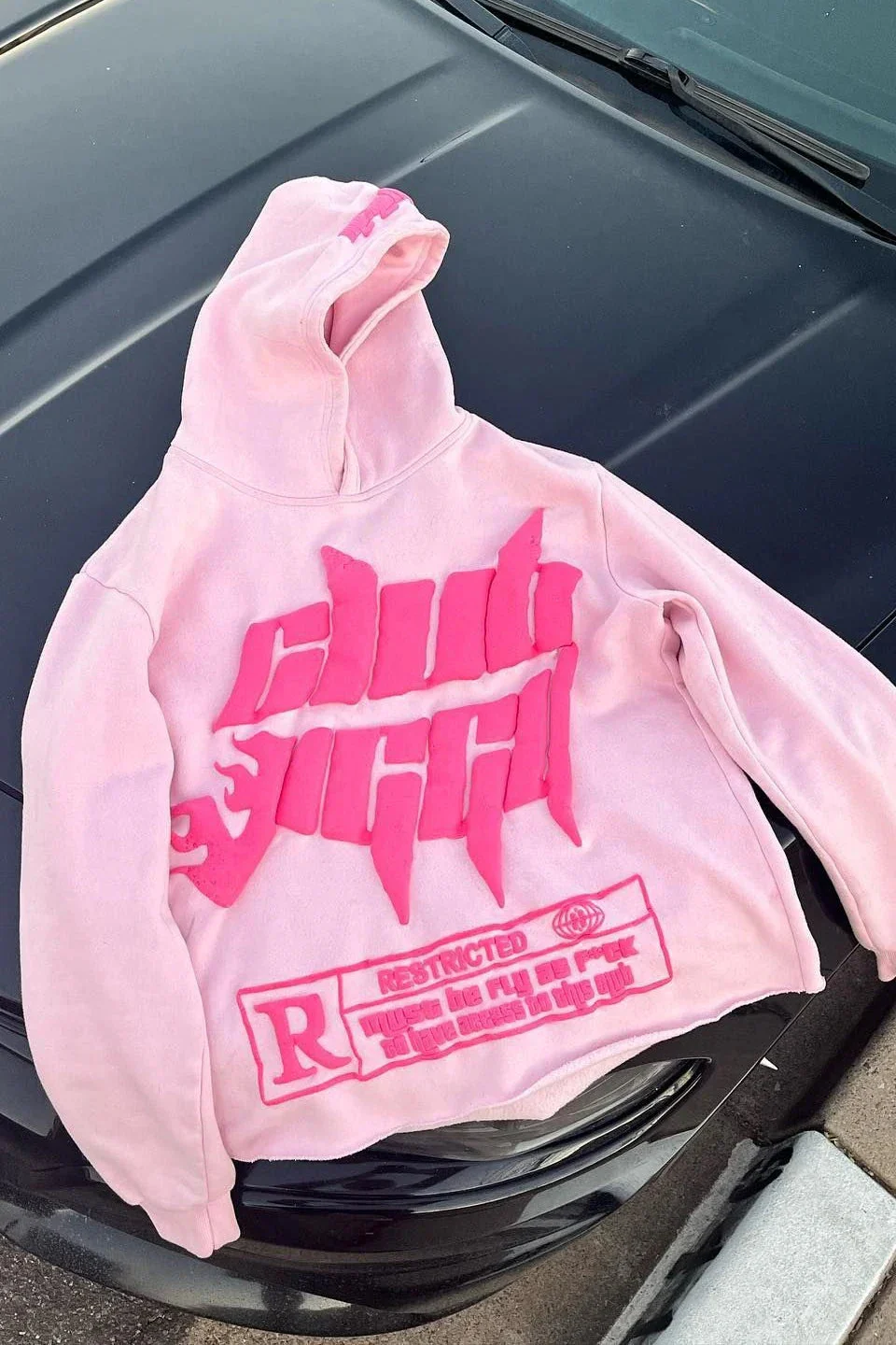 Graphic Print Oversized Hoodie - Image 5