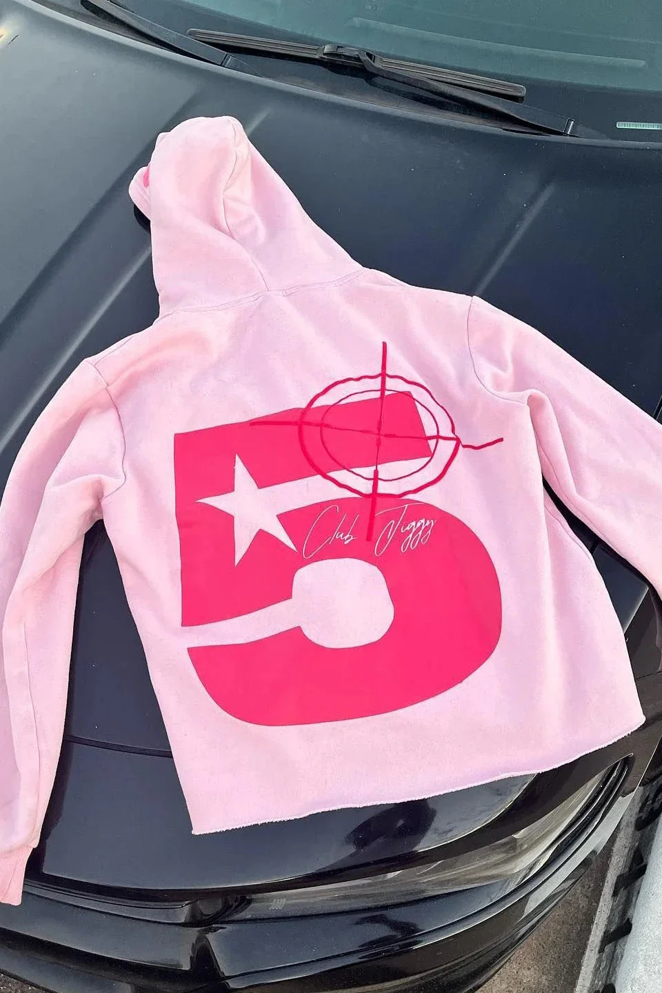 Graphic Print Oversized Hoodie - Image 6